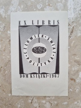 EX LIBRIS Dom Książki 1967 Człowiek Świat Polityka