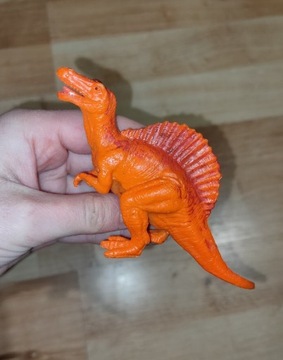 Pomarańczowy dinozaur figurka, zabawka