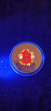 Bitcoin UV 1oz, Silver