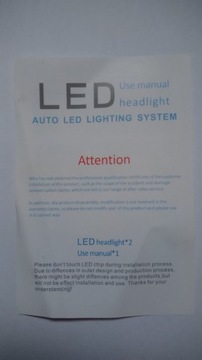 Żarówki LED H7. Mocne 2x35 Watt