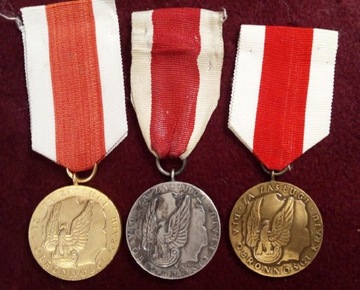 Zestaw medali "dla obronności kraju" 