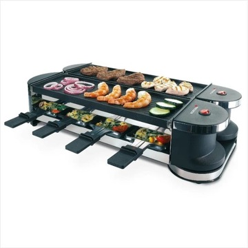 Raclette grill elektryczny Korona  czarny 1200 W