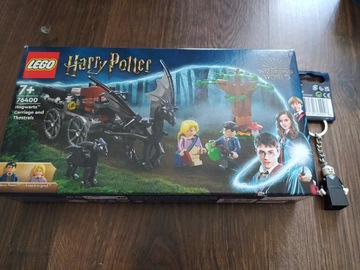 Zestaw LEGO 76400 Harry Potter Testrale i kareta z Hogwartu + GRATIS