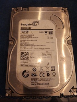 Dysk twardy Seagate 1TB Sata III