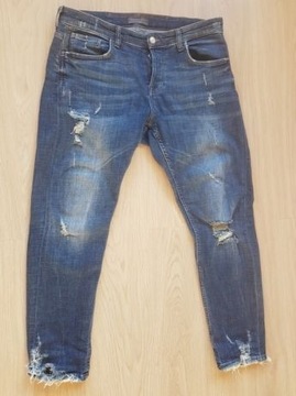 Spodnie jeansowe slim ZARA 