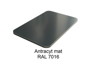 płyta kompozytowa dibond 3mm Antracyt mat RAL7016