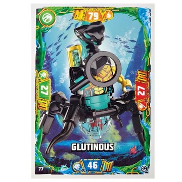 KARTA  NR 77  LEGO NINJAGO seria 7 SEABOUND