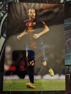 Autograf Andrès Iniesta 