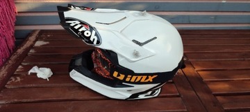 Kask airoh terminator XS 52-54 użyty 5 razy