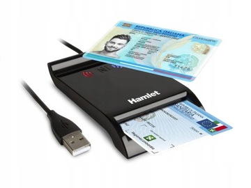 Hamlet HUSCR-NFC Czytnik kart Smart Card USB