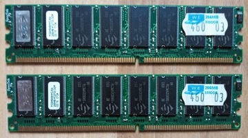 Pamięć RAM 2x 256MB DDR 333MHz Spectek PI32M648HHC