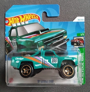 HOT WHEELS  . DODGE D100  .  autko resorówka