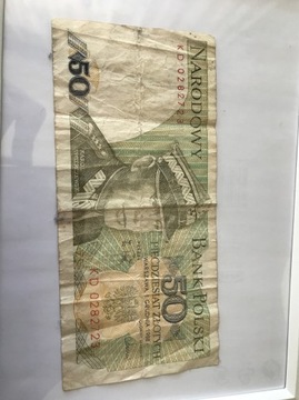 Banknot 50 zł 1988