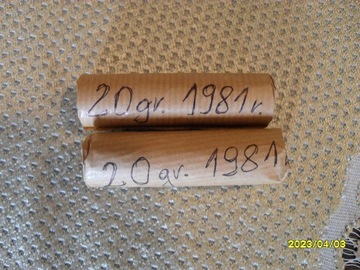 Rolka 20 gr. -1981 r. -mnnicze!