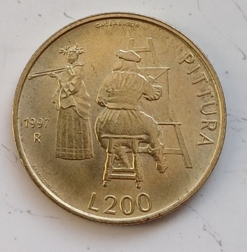 San Marino - 200 lira - 1997r. 