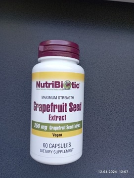 Grapefruit seed extract 250 mg nowe