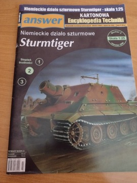 Model kartonowy Answer Sturmtiger 