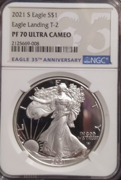 Silver Eagle 2021 ngc pf70 Srebrny Orzeł