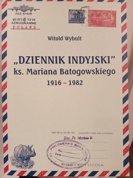 "Dziennik indyjski" ks. Mariana Batogowskiego