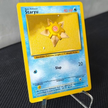 Staryu 65/102 base set 1999 karta pokemon - NM