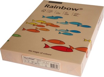 Papier ksero Rainbow A3 80g/m2 500ark k.łososiowy