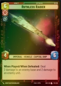 Ruthless Raider FOIL Star Wars Unlimited