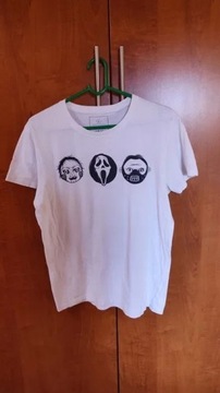 Biały t-shirt Podkoszulek