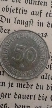 50 Pfennig Niemcy 1974