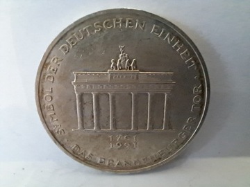  Srebrna moneta  10 marek z 1991 r. 