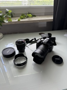 Nikon D5200 + 2 obiektywy