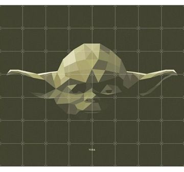 IXXI Dekoracja ścienna Star Wars Yoda 160 x 140 cm