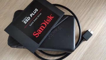 Dysk zewnętrzny SanDisk 480G SSD PLUS USB 3.0 