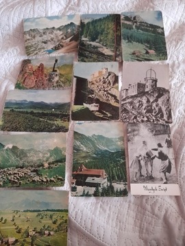 tatry - fot. w. werner 11 kartek z obi lata 60-te