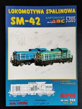 GPM 964 - lokomotywa spalinowa SM42, skala 1:87