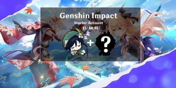 Genshin Impact Konto EU AR 10 Venti + Losowa 5*