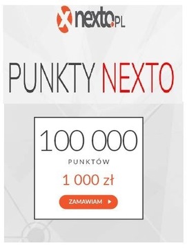 1000 PLN do wydania na www.nexto.pl