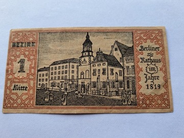 NOTGELD NIEMCY 50 FENIGÓW 1921