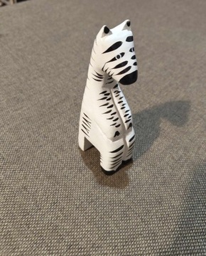 zabawka drewniana zebra