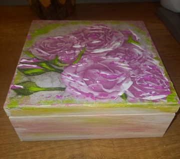 szkatułka róże Dzień Matki 