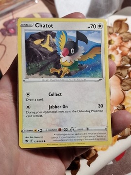 Chatot (LOR 129) Lost Origin Karta Pokemon 