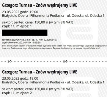 Grzegorz Turnau Koncert Bilety Białystok