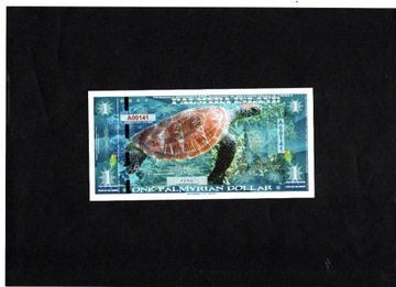 Palmyra Island One Dollar UNC Polimer 