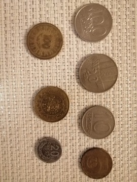 Kolekcja numizmatyczna starych monet PRL 1969 r