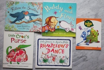 Książki dla dzieci w j.angielskim (5 książek)