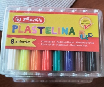 Plastelina fluo 8 kolorów 