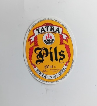 Etykieta piwa z Żywca