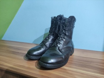 Buty wojskowe trzewiki wzór 919/MON czarne r. 26cm + używane.