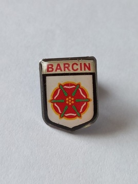 Herb miasta i gmina Barcin przypinka pin odznaka