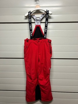 Spodnie narciarskie CMP czerwone, strecz, rozm 54