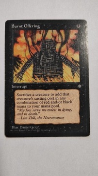 MAGIC the Gathering Burnt Offering 1995 r.